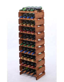 Stojak na wino regał modułowy na butelki 10x4 but DUŻY MONTAŻ BEZ NARZĘDZI - product 2