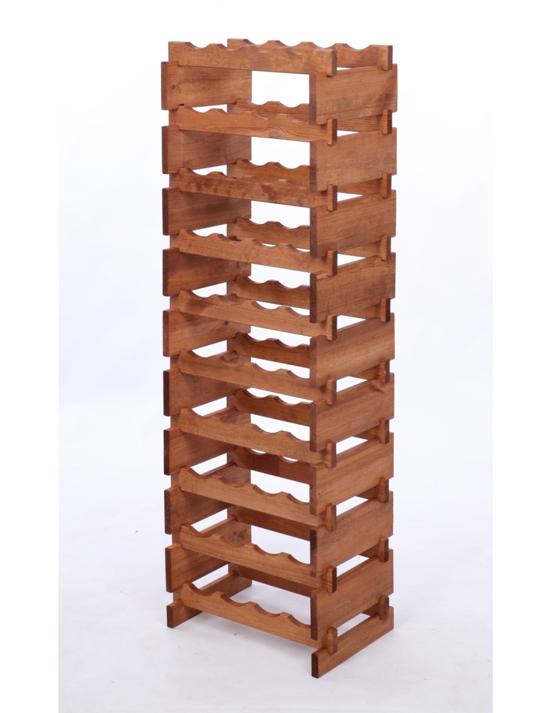 Modułowe stojaki do butelek RW11 - Stojak na wino regał modułowy na butelki 10x4 but DUŻY MONTAŻ BEZ NARZĘDZI - product b2b.wamar.biz 3