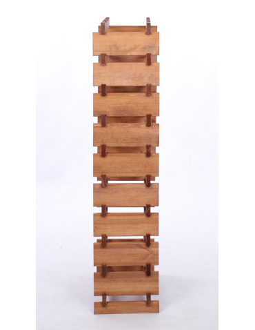 Modułowe stojaki do butelek RW11 - Stojak na wino regał modułowy na butelki 10x4 but DUŻY MONTAŻ BEZ NARZĘDZI - product 5