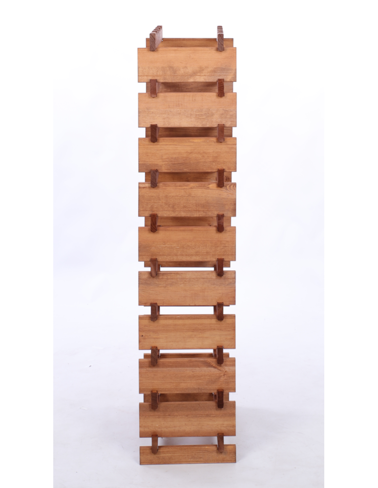 Modułowe stojaki do butelek RW11 - Stojak na wino regał modułowy na butelki 10x4 but DUŻY MONTAŻ BEZ NARZĘDZI - product b2b.wamar.biz 5