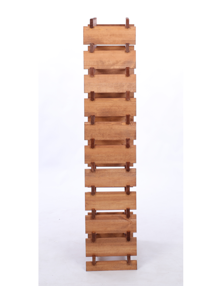 Modułowe stojaki do butelek RW11 - Stojak na wino regał modułowy na butelki 11x4 but DUŻY MONTAŻ BEZ NARZĘDZI - produkt b2b.wamar.biz 5