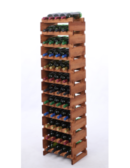 Stojak na wino regał modułowy na butelki 12x4 but DUŻY MONTAŻ BEZ NARZĘDZI - product 2