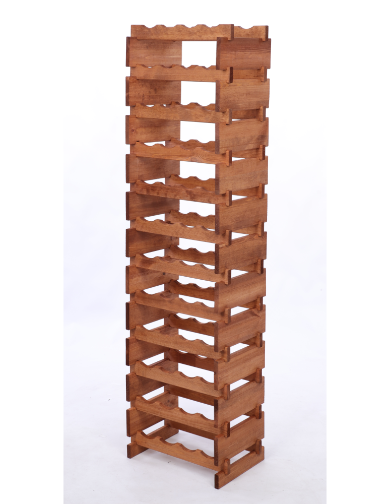 Modułowe stojaki do butelek RW11 - Stojak na wino regał modułowy na butelki 12x4 but DUŻY MONTAŻ BEZ NARZĘDZI - product b2b.wamar.biz 3