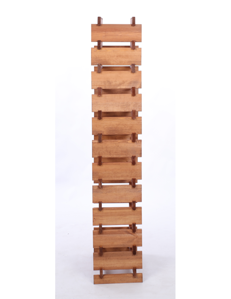 Modułowe stojaki do butelek RW11 - Stojak na wino regał modułowy na butelki 12x4 but DUŻY MONTAŻ BEZ NARZĘDZI - product b2b.wamar.biz 5