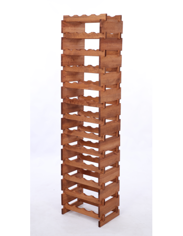 Modułowe stojaki do butelek RW11 - Stojak na wino regał modułowy na butelki 13x4 but WĄSKI ECO BEZ NARZĘDZI - product 3