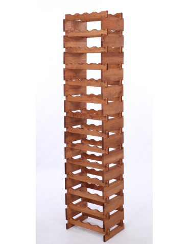 Modułowe stojaki do butelek RW11 - Stojak na wino regał modułowy na butelki 14x4 but WĄSKI ECO BEZ NARZĘDZI - product 3