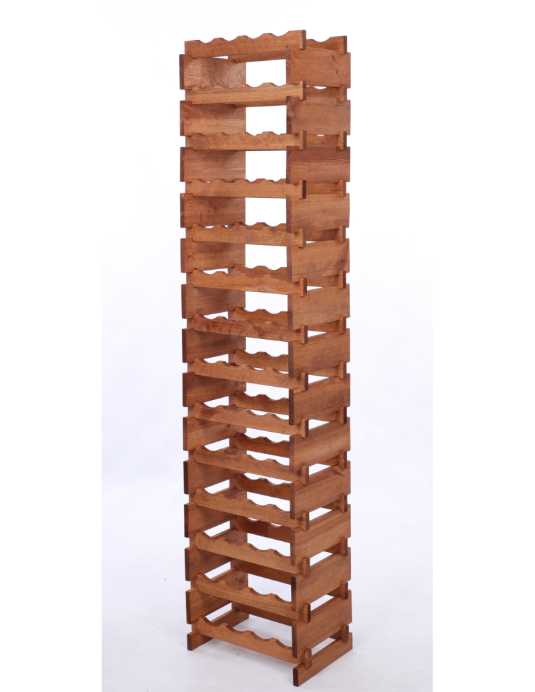 Modułowe stojaki do butelek RW11 - Stojak na wino regał modułowy na butelki 14x4 but WĄSKI ECO BEZ NARZĘDZI - product b2b.wamar.biz 3