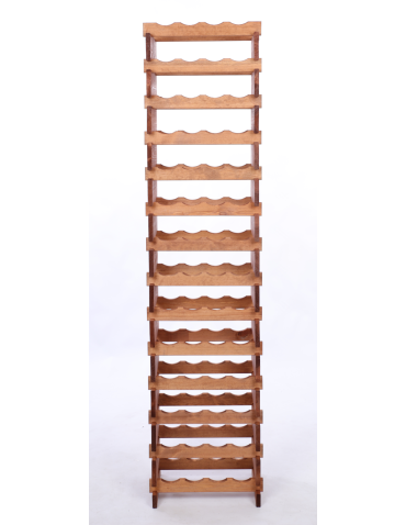 Modułowe stojaki do butelek RW11 - Stojak na wino regał modułowy na butelki 14x4 but WĄSKI ECO BEZ NARZĘDZI - product 4