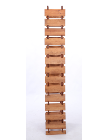 Modułowe stojaki do butelek RW11 - Stojak na wino regał modułowy na butelki 14x4 but WĄSKI ECO BEZ NARZĘDZI - product 5