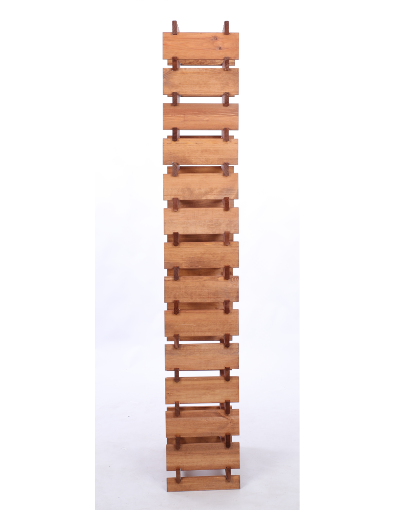 Modułowe stojaki do butelek RW11 - Stojak na wino regał modułowy na butelki 14x4 but WĄSKI ECO BEZ NARZĘDZI - product b2b.wamar.biz 5