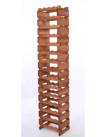 Modułowe stojaki do butelek RW11 - Stojak na wino regał modułowy na butelki 15x4 but WYSOKI BEZ NARZĘDZI - produkt 3