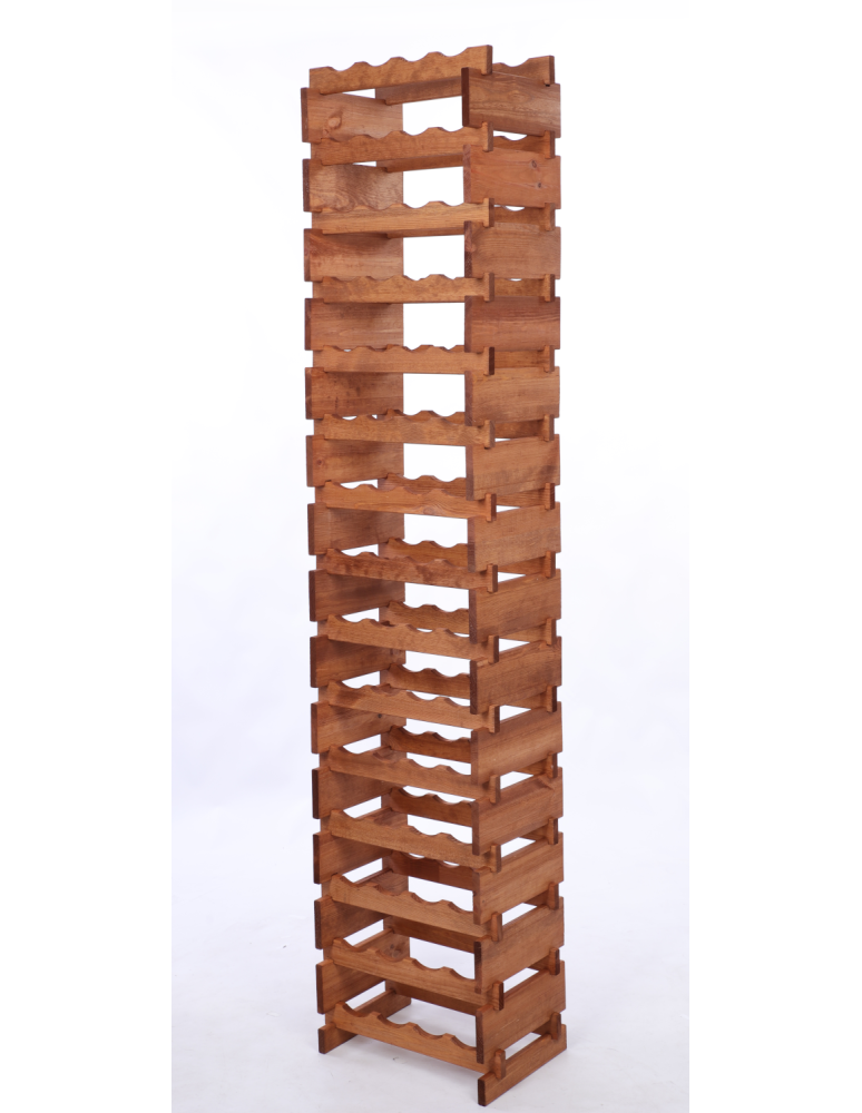 Modułowe stojaki do butelek RW11 - Stojak na wino regał modułowy na butelki 15x4 but WYSOKI BEZ NARZĘDZI - produkt b2b.wamar.biz 3