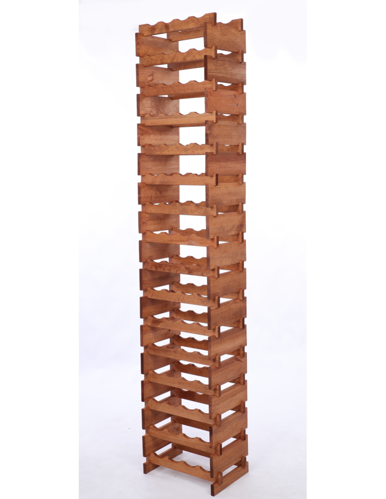 Modułowe stojaki do butelek RW11 - Stojak na wino regał modułowy na butelki 16x4 but WYSOKI BEZ NARZĘDZI - product b2b.wamar.biz 3