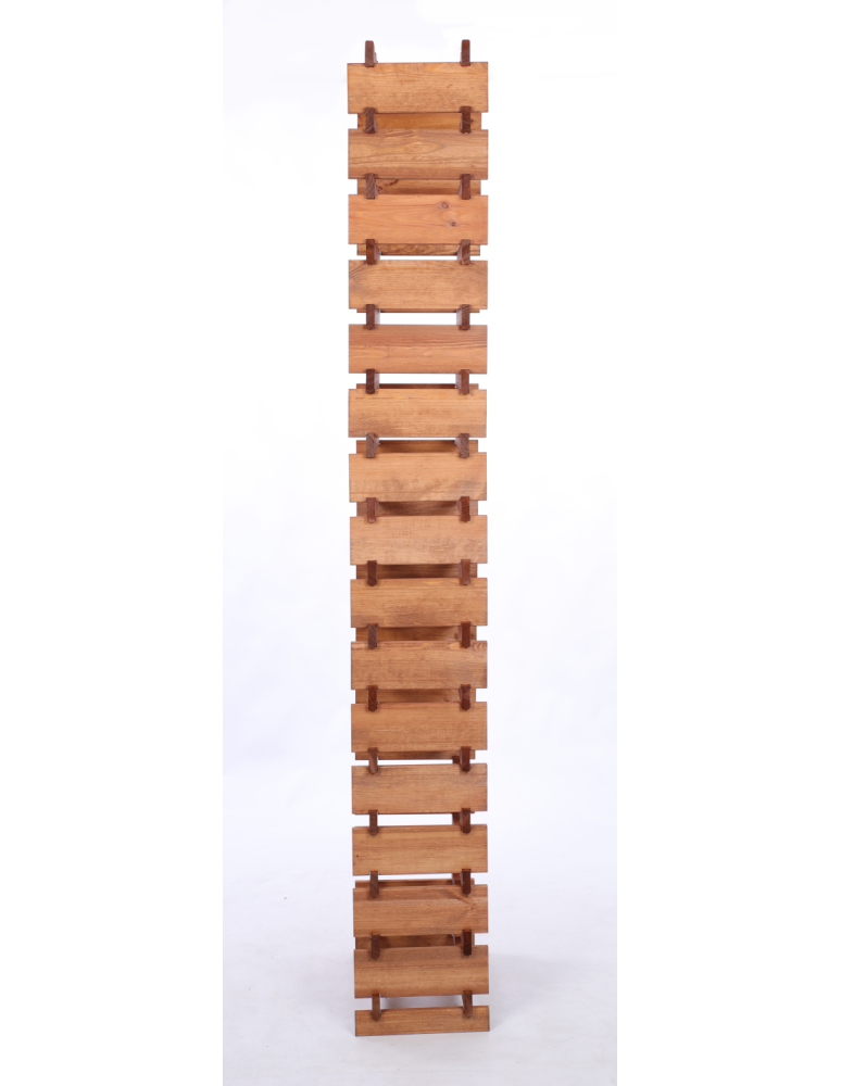 Modułowe stojaki do butelek RW11 - Stojak na wino regał modułowy na butelki 16x4 but WYSOKI BEZ NARZĘDZI - product b2b.wamar.biz 5