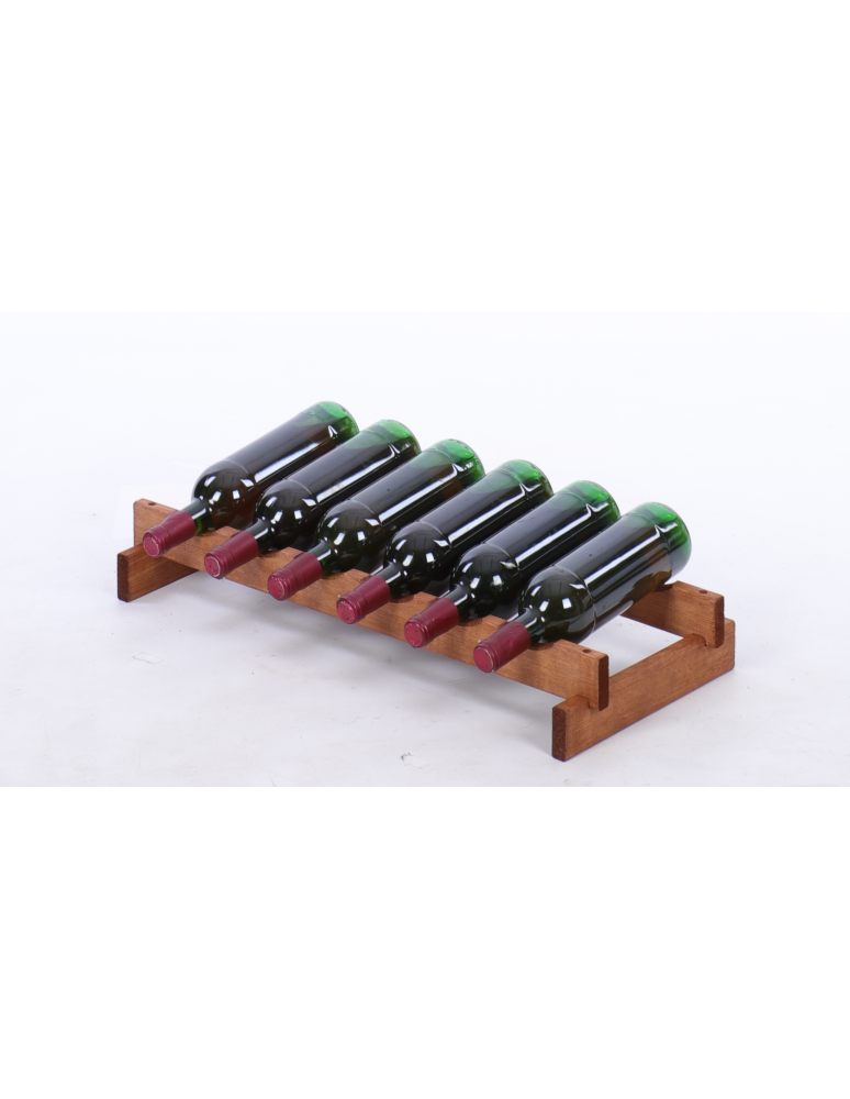 Modułowe stojaki do butelek RW11 - Stojak na butelki regał modułowy na wino 1x6 but POLSKI EKO BEZ NARZĘDZI - produkt b2b.wamar.biz 2