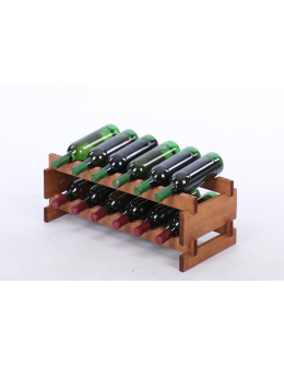 Stojak na butelki regał modułowy na wino 2x6 but POLSKI EKO BEZ NARZĘDZI - product 2