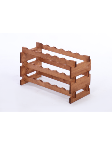 Modułowe stojaki do butelek RW11 - Stojak na butelki regał modułowy na wino 3x6 but POLSKI EKO BEZ NARZĘDZI - product 3