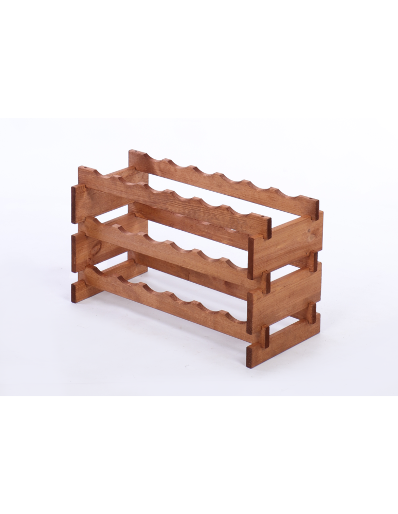 Modułowe stojaki do butelek RW11 - Stojak na butelki regał modułowy na wino 3x6 but POLSKI EKO BEZ NARZĘDZI - product b2b.wamar.biz 3