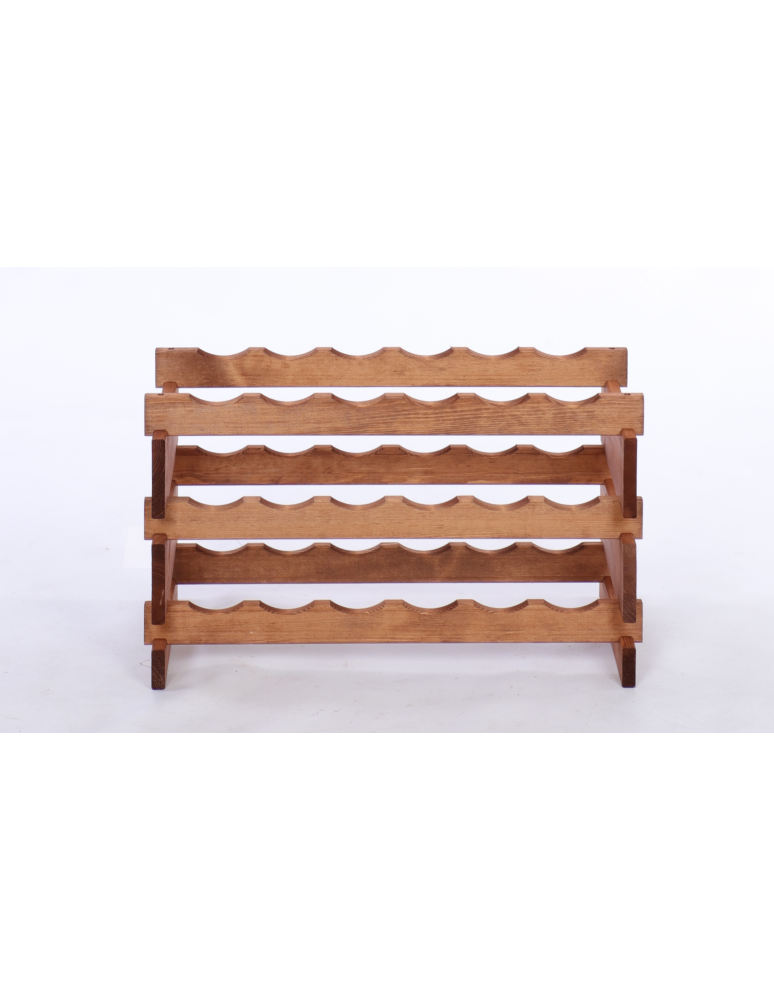 Modułowe stojaki do butelek RW11 - Stojak na butelki regał modułowy na wino 3x6 but POLSKI EKO BEZ NARZĘDZI - product b2b.wamar.biz 4