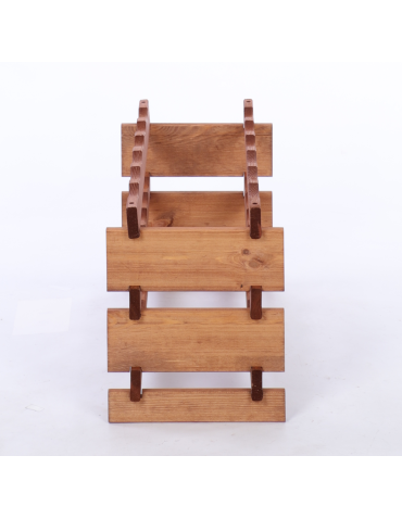 Modułowe stojaki do butelek RW11 - Stojak na butelki regał modułowy na wino 3x6 but POLSKI EKO BEZ NARZĘDZI - product 5