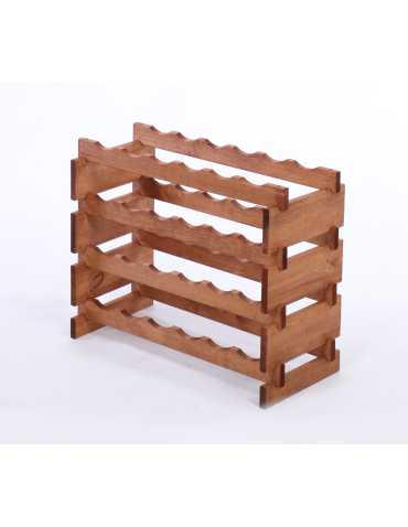 Modułowe stojaki do butelek RW11 - Stojak na butelki regał modułowy na wino 4x6 but POLSKI EKO BEZ NARZĘDZI - product 3