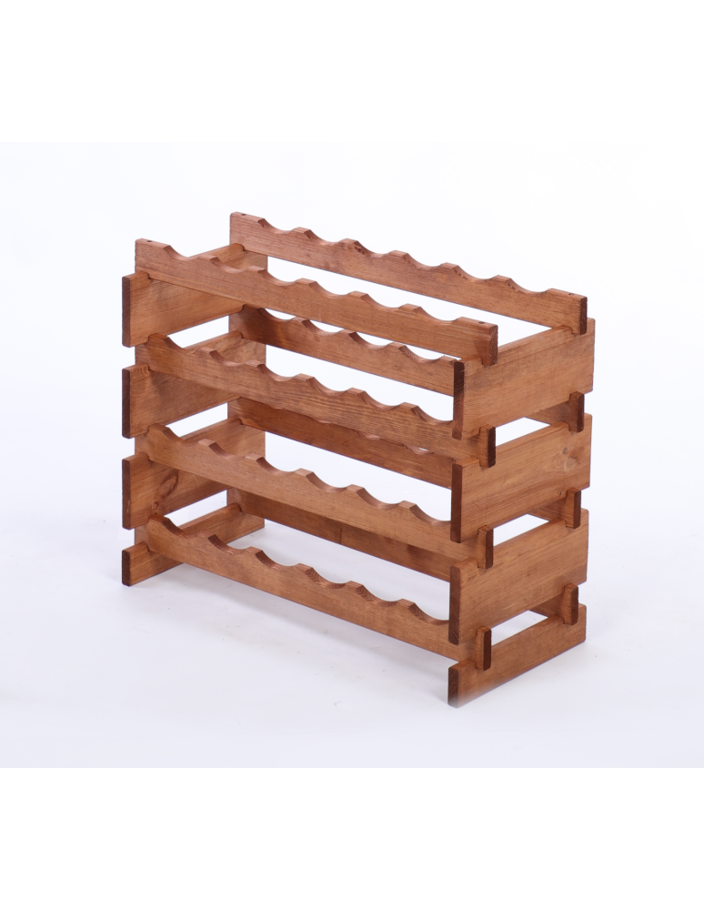 Modułowe stojaki do butelek RW11 - Stojak na butelki regał modułowy na wino 4x6 but POLSKI EKO BEZ NARZĘDZI - product b2b.wamar.biz 3