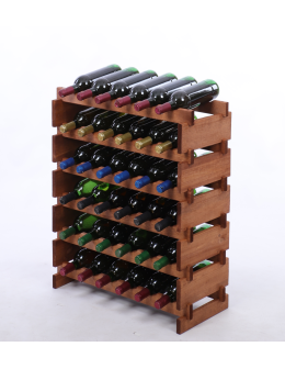 Stojak na butelki regał modułowy na wino 6x6 but BUDUJ JAK KLOCKI ECO - product 2