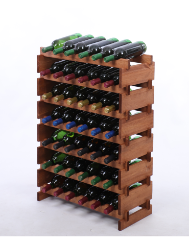 Stojak na butelki regał modułowy na wino 7x6 but BUDUJ JAK KLOCKI ECO - produkt 2