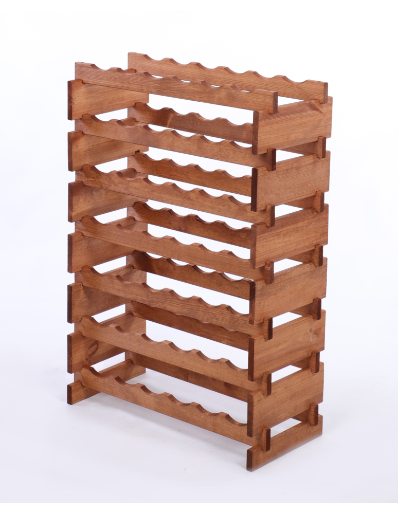 Modułowe stojaki do butelek RW11 - Stojak na butelki regał modułowy na wino 7x6 but BUDUJ JAK KLOCKI ECO - product b2b.wamar.biz 3