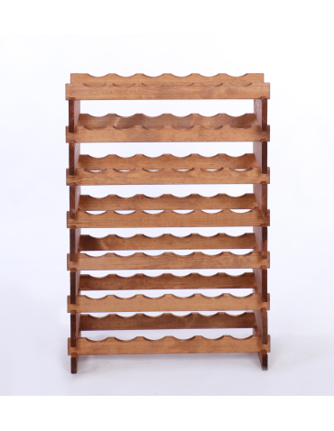 Modułowe stojaki do butelek RW11 - Stojak na butelki regał modułowy na wino 7x6 but BUDUJ JAK KLOCKI ECO - product 4