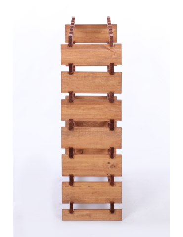 Modułowe stojaki do butelek RW11 - Stojak na butelki regał modułowy na wino 7x6 but BUDUJ JAK KLOCKI ECO - product 5