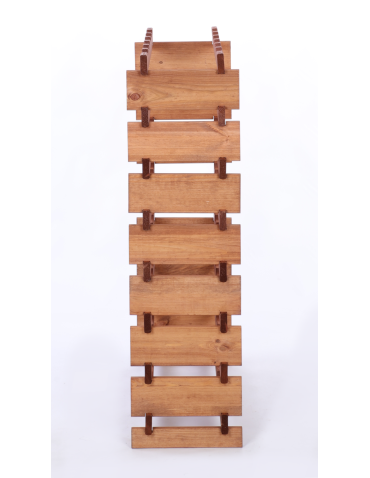 Modułowe stojaki do butelek RW11 - Stojak na butelki regał modułowy na wino 8x6 but POLSKI EKO BEZ NARZĘDZI - produkt 5