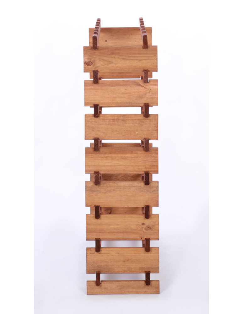 Modułowe stojaki do butelek RW11 - Stojak na butelki regał modułowy na wino 8x6 but POLSKI EKO BEZ NARZĘDZI - produkt b2b.wamar.biz 5