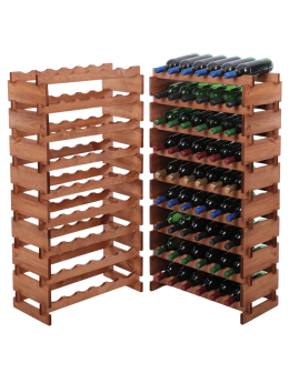 Stojak na butelki regał modułowy na wino 9x6 but POLSKI EKO BEZ NARZĘDZI