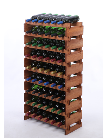 Stojak na butelki regał modułowy na wino 9x6 but POLSKI EKO BEZ NARZĘDZI - produkt 2