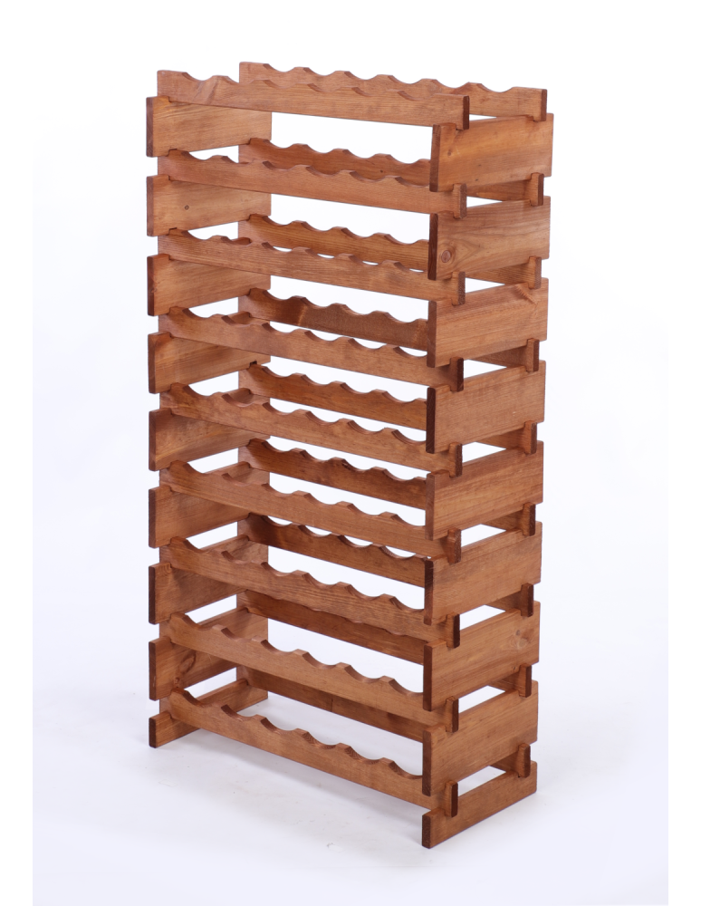 Modułowe stojaki do butelek RW11 - Stojak na butelki regał modułowy na wino 9x6 but POLSKI EKO BEZ NARZĘDZI - produkt b2b.wamar.biz 3