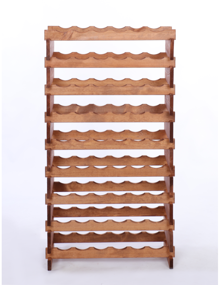 Modułowe stojaki do butelek RW11 - Stojak na butelki regał modułowy na wino 9x6 but POLSKI EKO BEZ NARZĘDZI - produkt b2b.wamar.biz 4