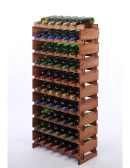 Stojak na butelki regał modułowy na wino 10x6 but DUŻY MONTAŻ BEZ NARZĘDZI - product 2