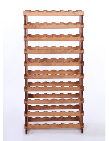 Modułowe stojaki do butelek RW11 - Stojak na butelki regał modułowy na wino 10x6 but DUŻY MONTAŻ BEZ NARZĘDZI - product 4