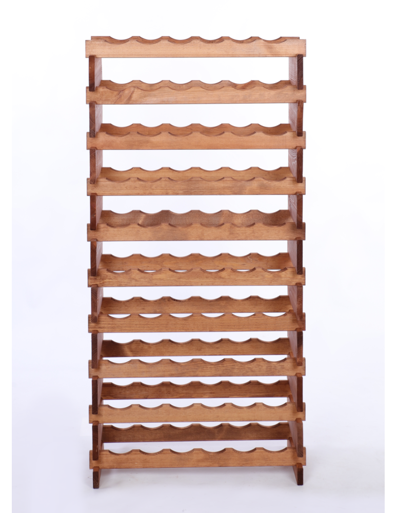 Modułowe stojaki do butelek RW11 - Stojak na butelki regał modułowy na wino 10x6 but DUŻY MONTAŻ BEZ NARZĘDZI - product b2b.wamar.biz 4