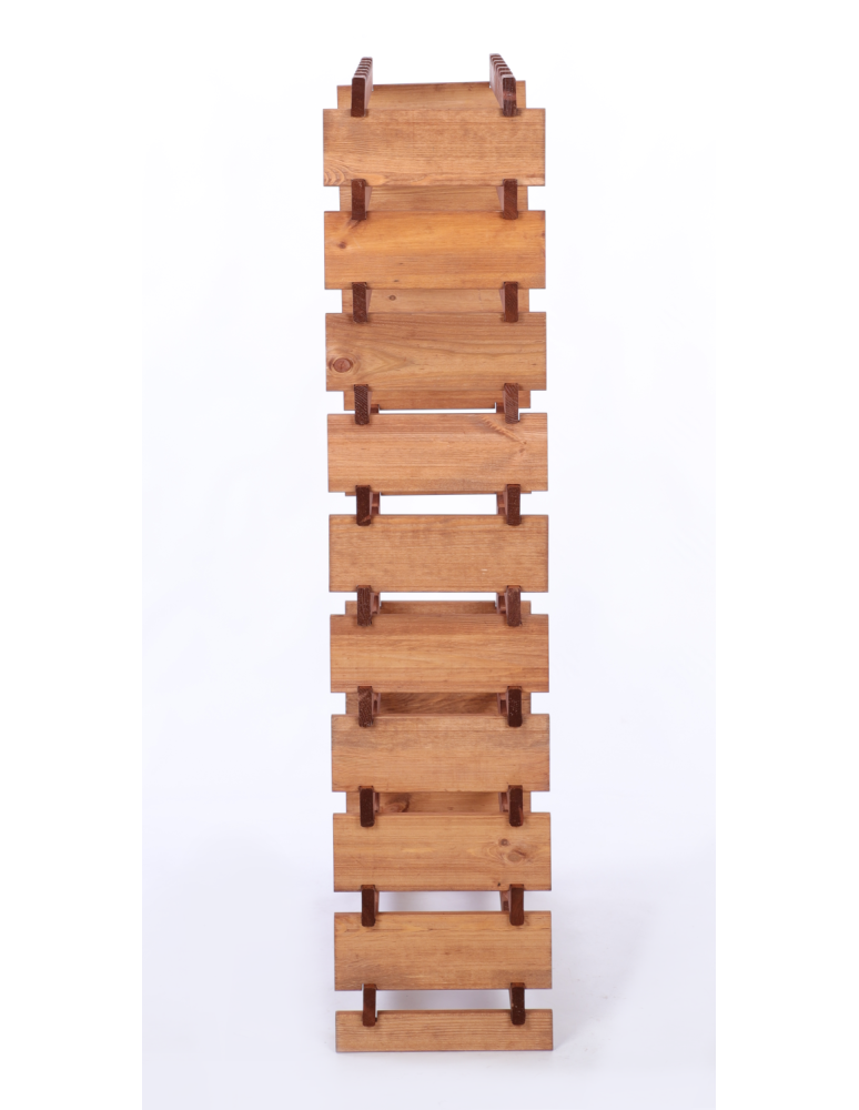 Modułowe stojaki do butelek RW11 - Stojak na butelki regał modułowy na wino 10x6 but DUŻY MONTAŻ BEZ NARZĘDZI - product b2b.wamar.biz 5