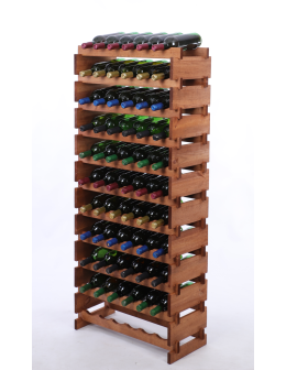 Stojak na butelki regał modułowy na wino 11x6 but DUŻY MONTAŻ BEZ NARZĘDZI - product 2