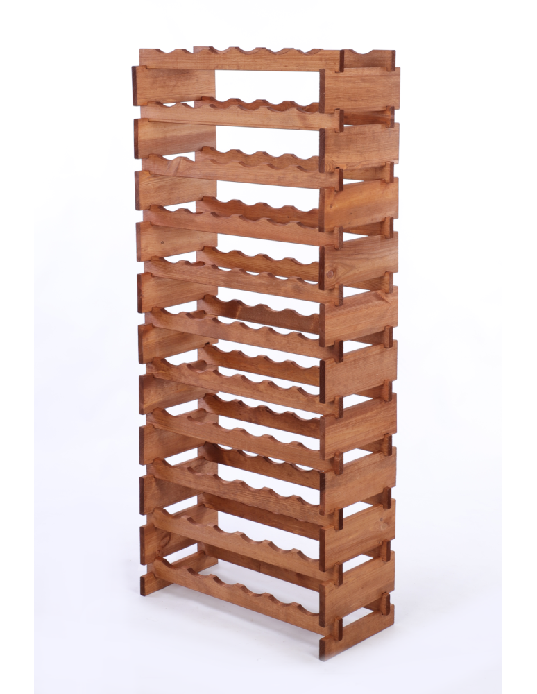 Modułowe stojaki do butelek RW11 - Stojak na butelki regał modułowy na wino 11x6 but DUŻY MONTAŻ BEZ NARZĘDZI - product b2b.wamar.biz 3