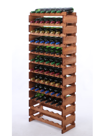 Stojak na butelki regał modułowy na wino 12x6 but DUŻY MONTAŻ BEZ NARZĘDZI - produkt 2