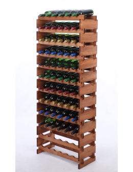 Stojak na butelki regał modułowy na wino 12x6 but DUŻY MONTAŻ BEZ NARZĘDZI - product 2