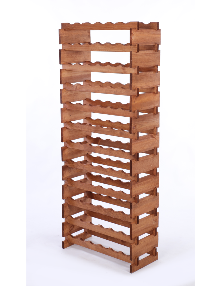 Modułowe stojaki do butelek RW11 - Stojak na butelki regał modułowy na wino 12x6 but DUŻY MONTAŻ BEZ NARZĘDZI - product b2b.wamar.biz 3