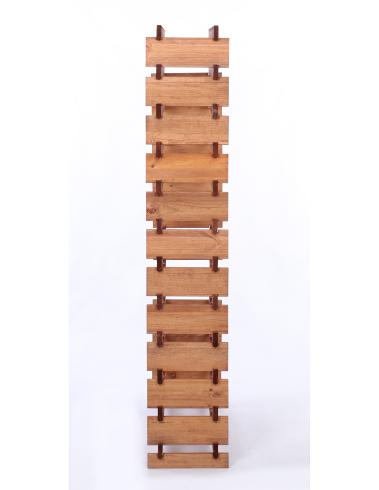 Modułowe stojaki do butelek RW11 - Stojak na butelki regał modułowy na wino 12x6 but DUŻY MONTAŻ BEZ NARZĘDZI - product b2b.wamar.biz 5