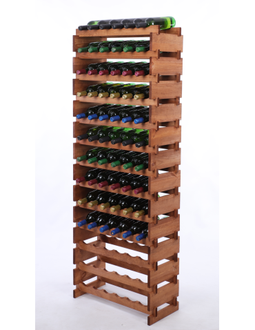 Stojak na butelki regał modułowy na wino 13x6 but POLSKI EKO BEZ NARZĘDZI - produkt 2