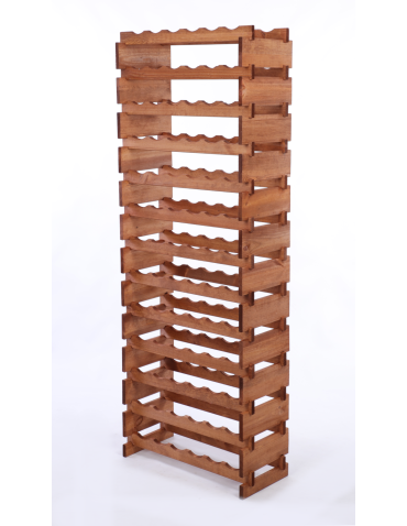 Modułowe stojaki do butelek RW11 - Stojak na butelki regał modułowy na wino 13x6 but POLSKI EKO BEZ NARZĘDZI - produkt 3