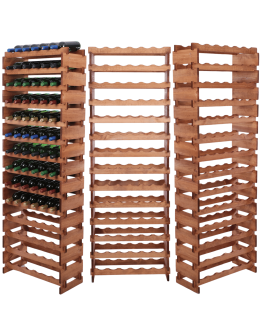 Stojak na butelki regał modułowy na wino 14x6 but POLSKI EKO BEZ NARZĘDZI